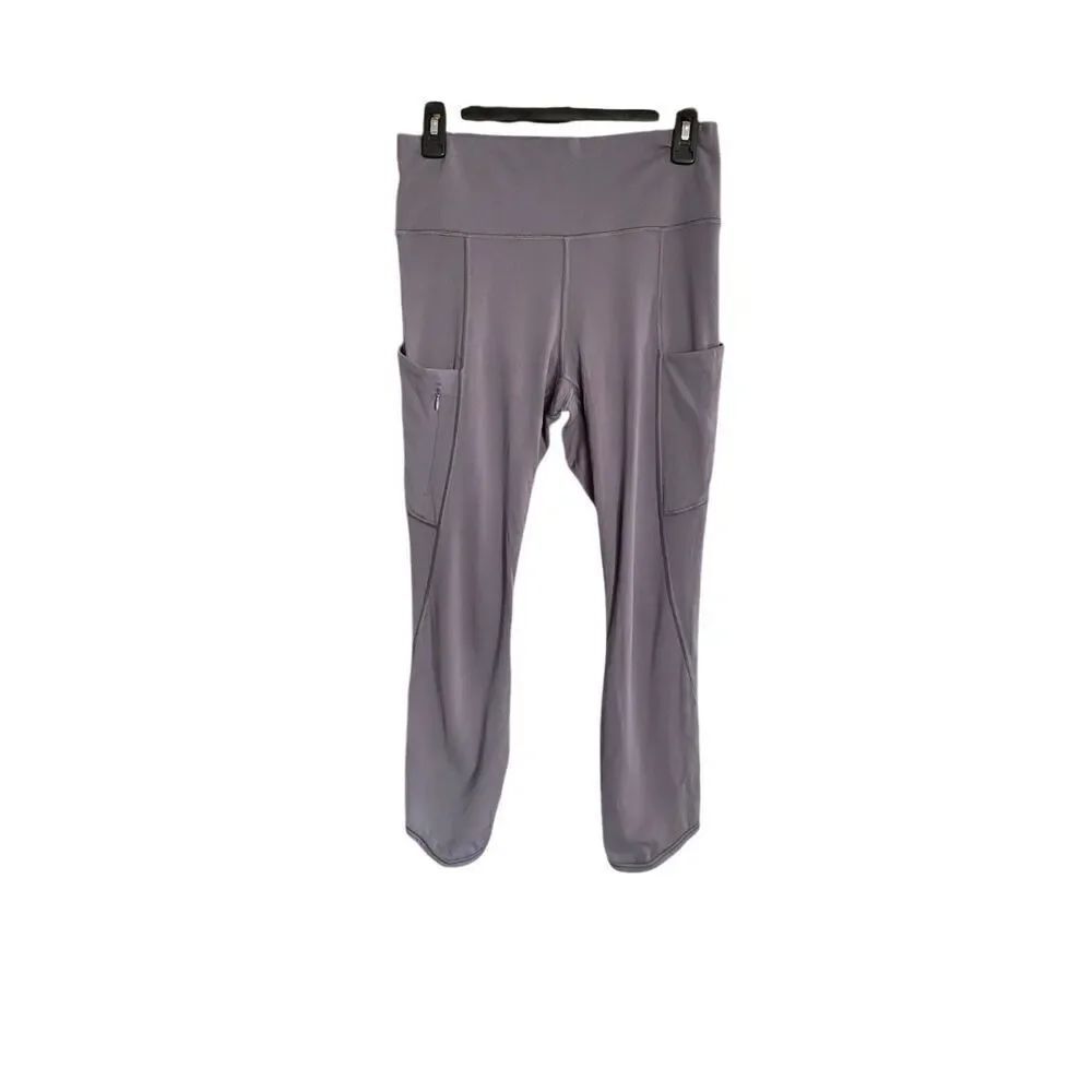 Athleta women’s gray sculptex up for anything Capri leggings s/ small